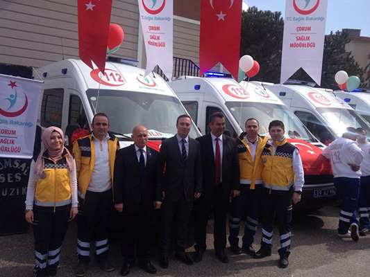 İskilip’e Yeni Ambulans